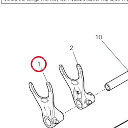 Fourche engrenement 1Ème — réf. 18010711A | Ducati Store