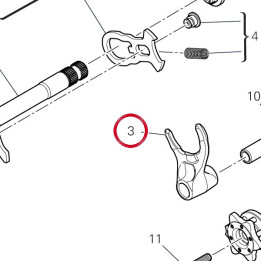 Fourche engrenement 4Ème — réf. 18010731A | Ducati Store