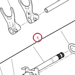 Arbre sélecteur de vitesses — réf. 18120121A | Ducati Store