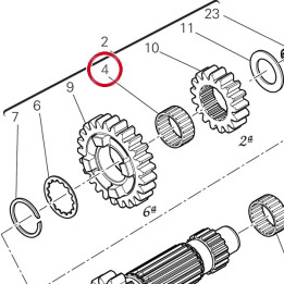 Roulement à aiguilles — réf. 70141001A | Ducati Store