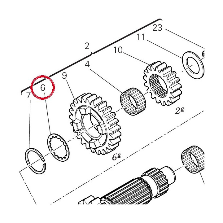 Rondelle, frein 85612061A — réf. 85612061A | Ducati Store
