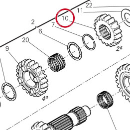 Engrenage conducteur 2Eme — réf. 17217191A | Ducati Store