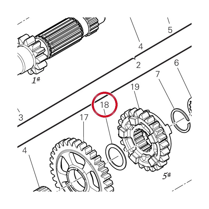 Rondelle 85215541A — réf. 85215541A | Ducati Store