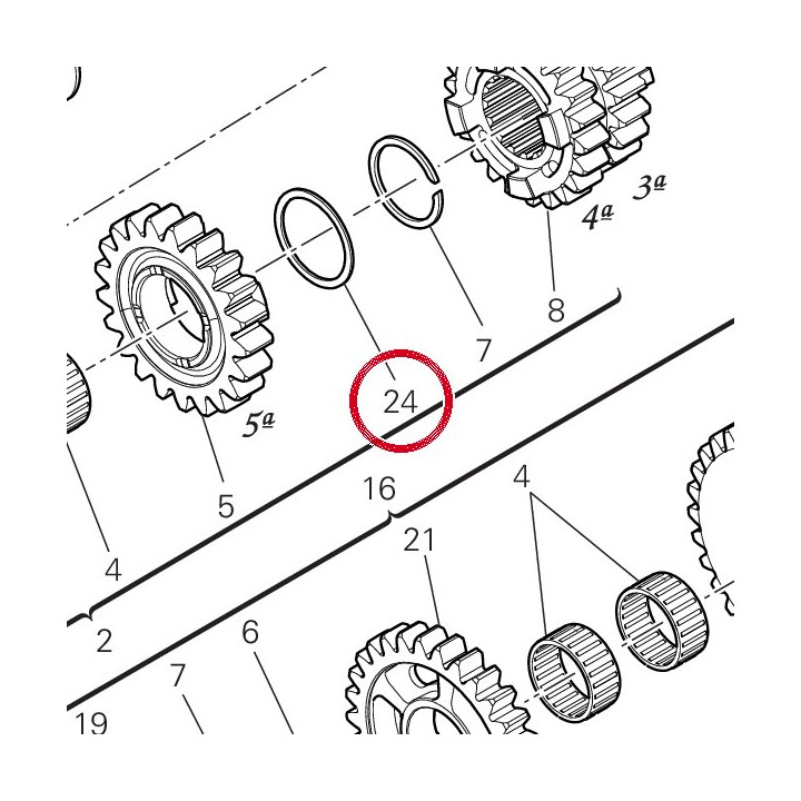 Rondelle 85215551A — réf. 85215551A | Ducati Store