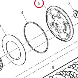 Disque de poussee embrayage — réf. 19410792A | Ducati Store