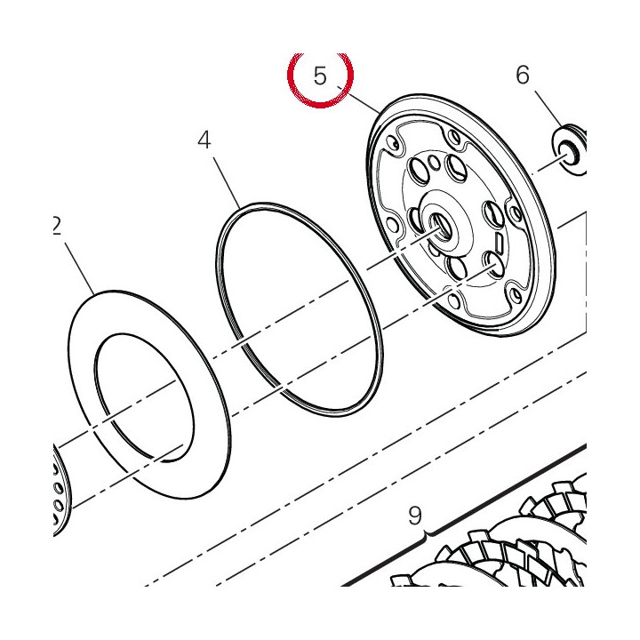 Disque de poussee embrayage — réf. 19410792A | Ducati Store