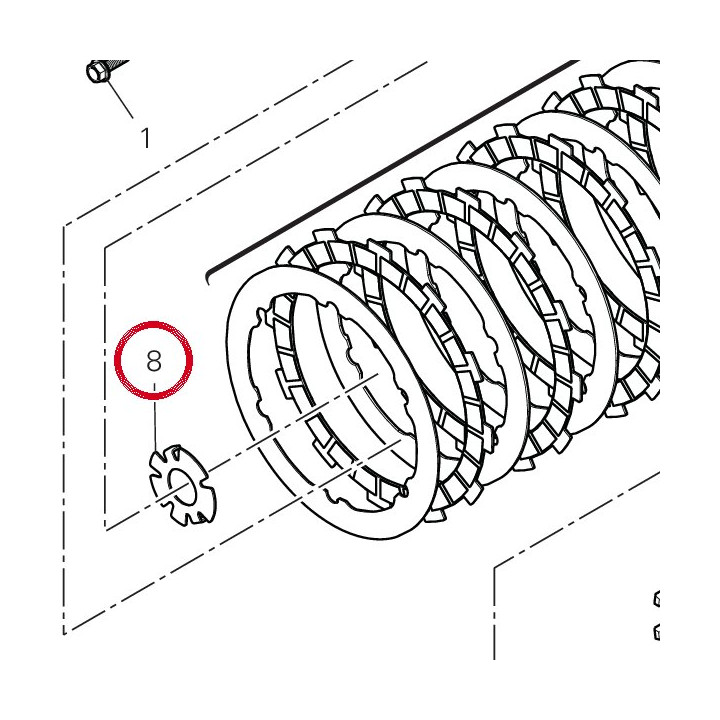 Rosette de sécurité — réf. 85110292A | Ducati Store