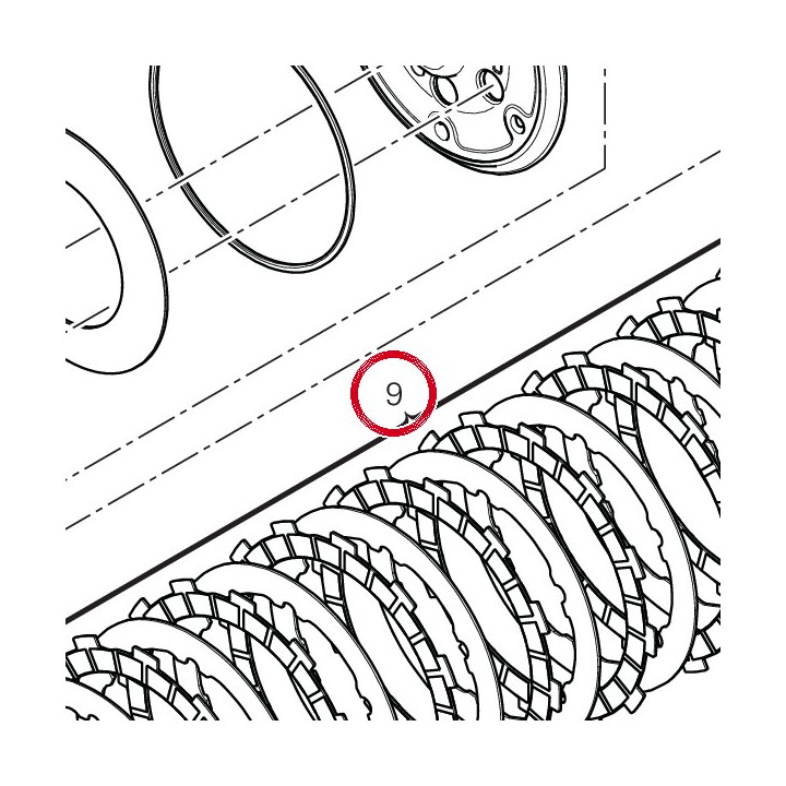 Jeu disques embrayage — réf. 19020641A | Ducati Store