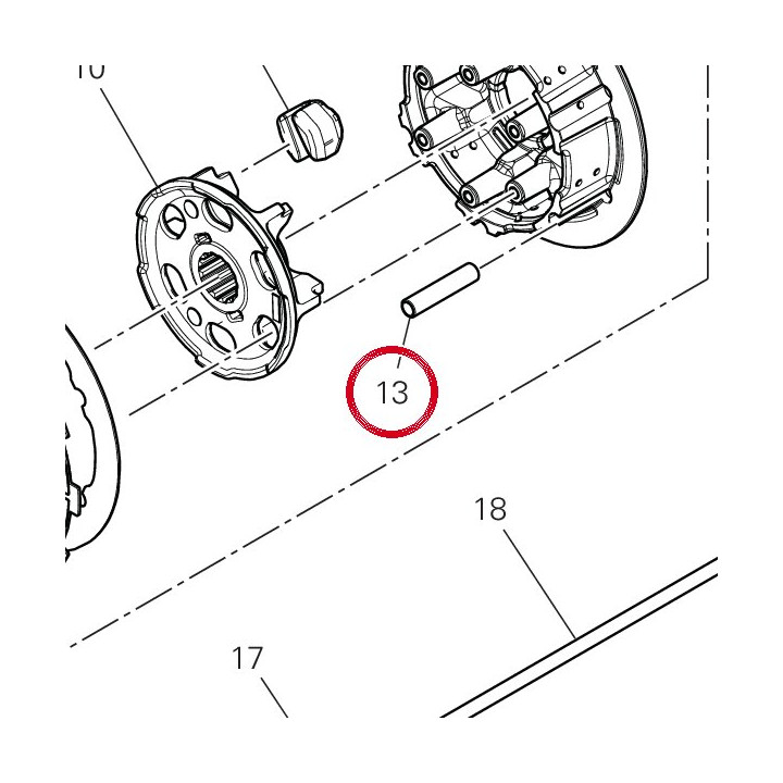 Goupille 86010232A — réf. 86010232A | Ducati Store