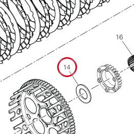 Rondelle butee 85215231B — réf. 85215231B | Ducati Store