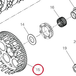 Cloche embrayage complète — réf. 17011831A | Ducati Store