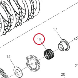 Roulement à aiguilles — réf. 70140901B | Ducati Store