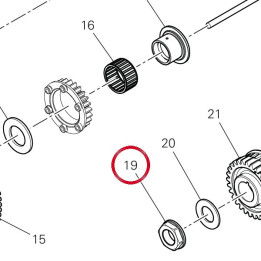 Écrou à embase 74811281A — réf. 74811281A | Ducati Store