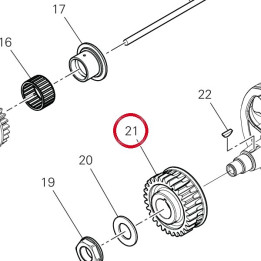 Pignon transmission — réf. 17011821A | Ducati Store