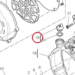 Bouchon complète 89320121A — réf. 89320121A | Ducati Store