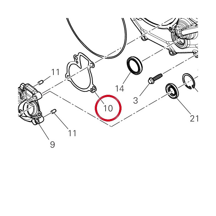 Joint 78812321A — réf. 78812321A | Ducati Store