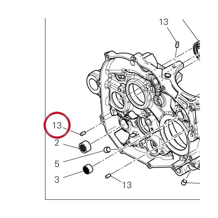 Goupille M5X10 86050061A — réf. 86050061A | Ducati Store