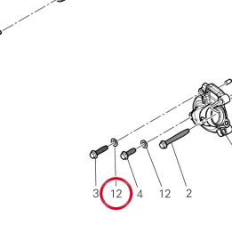 Joint 6X12X1 Din7603-A — réf. 85250481A | Ducati Store