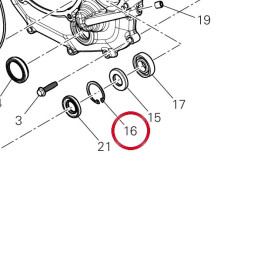 Circlip 88450351A — réf. 88450351A | Ducati Store