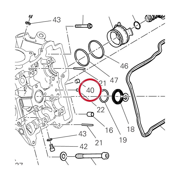 Bouchon 78010871B — réf. 78010871B | Ducati Store