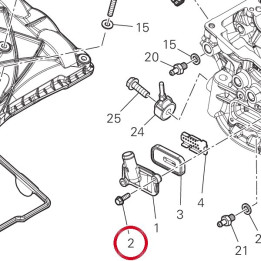 Vis tef M5X16 77210621A — réf. 77210621A | Ducati Store