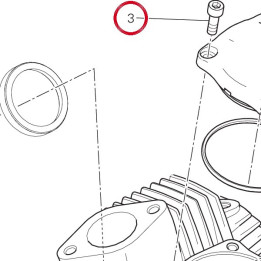 Vis M6X18 77150668BA — réf. 77150668BA | Ducati Store