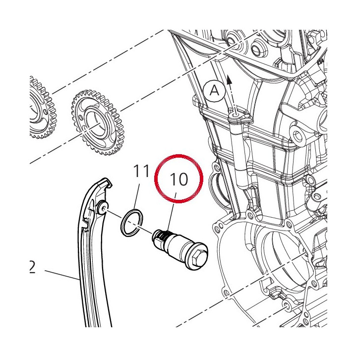 Tendeur complet 45140061A — réf. 45140061A | Ducati Store