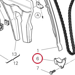 Patin chaîne inférieure — réf. 44740261A | Ducati Store