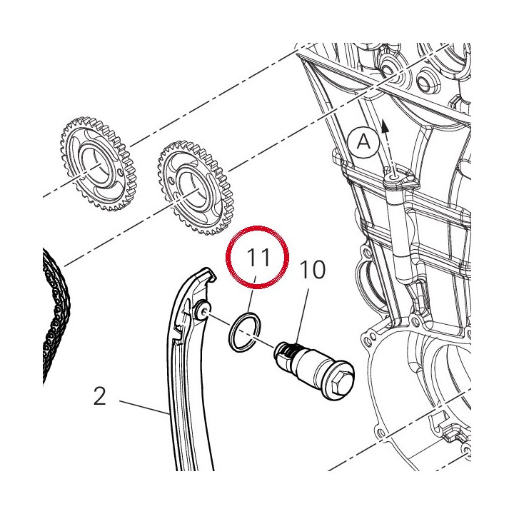 Joint goujon tendeur — réf. 78740041A | Ducati Store