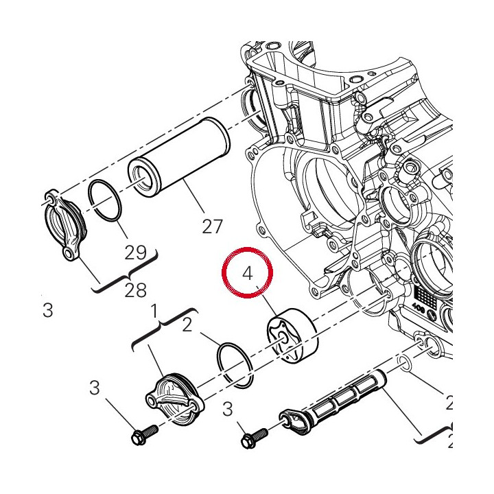 Rotor pompe à huile — réf. 17420851A | Ducati Store