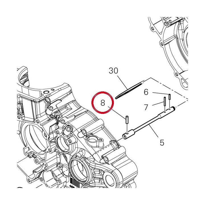 Rouleau 70450141A — réf. 70450141A | Ducati Store