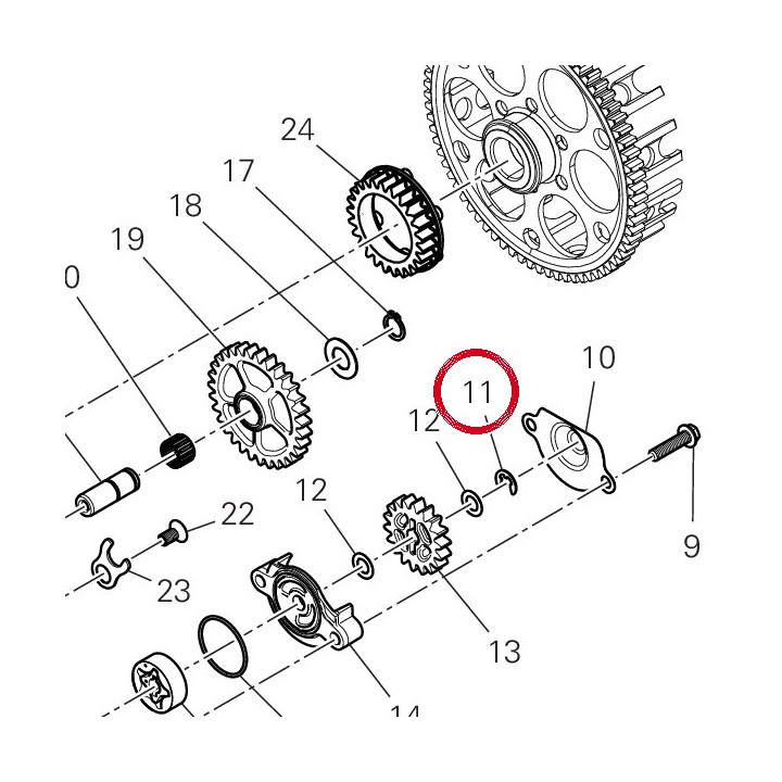 Bague D'Arret 88450221A — réf. 88450221A | Ducati Store