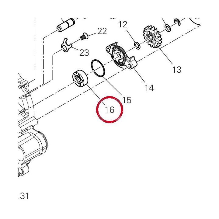 Rotor pompe à huile — réf. 17420841A | Ducati Store