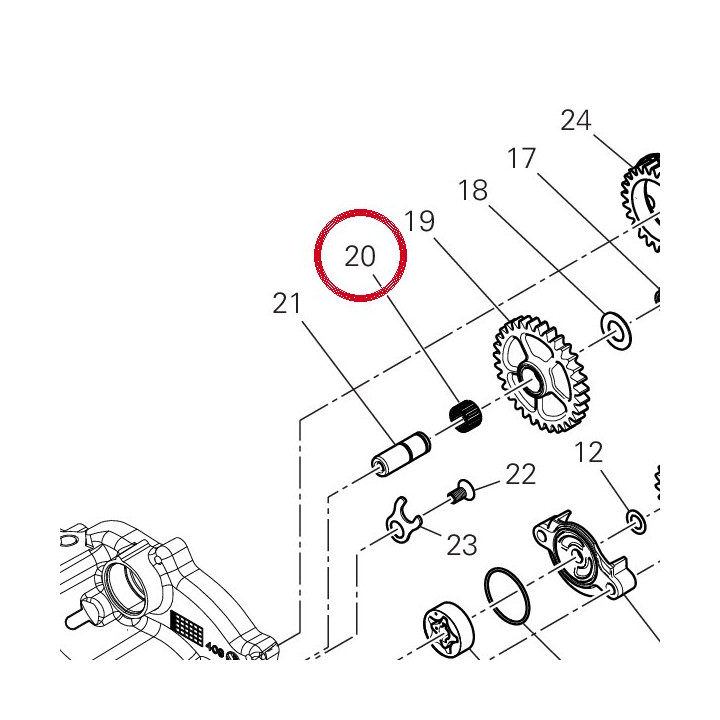 Roulement à aiguilles — réf. 70140801A | Ducati Store