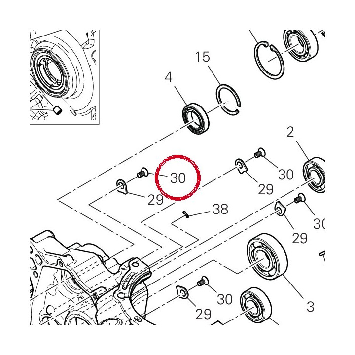 Vis tspei M6X12 720941616 — réf. 720941616 | Ducati Store