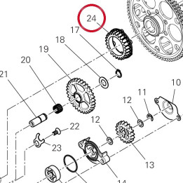 Engranage pompe à huile — réf. 17411941A | Ducati Store