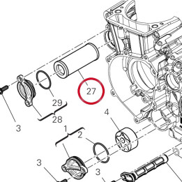 Filtre à huile 44440461A — réf. 44440461A | Ducati Store