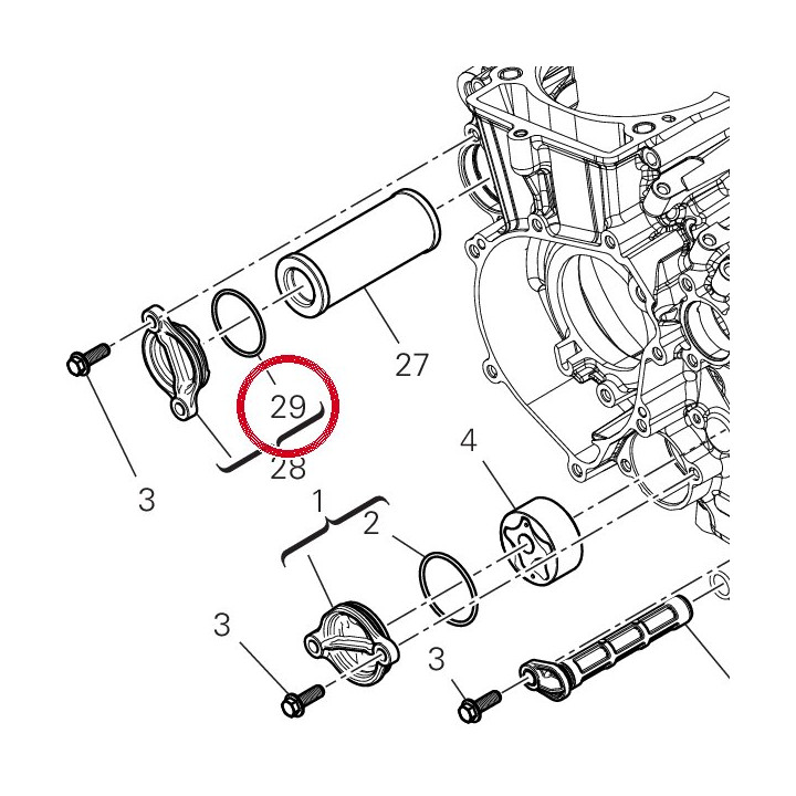 Joint torique 88640351A — réf. 88640351A | Ducati Store