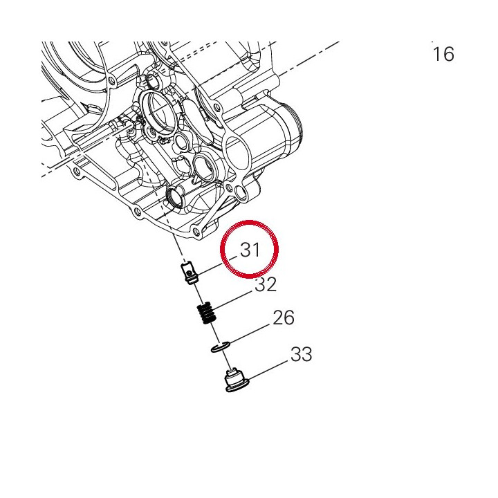 Soupape By-Pass 59311581A — réf. 59311581A | Ducati Store