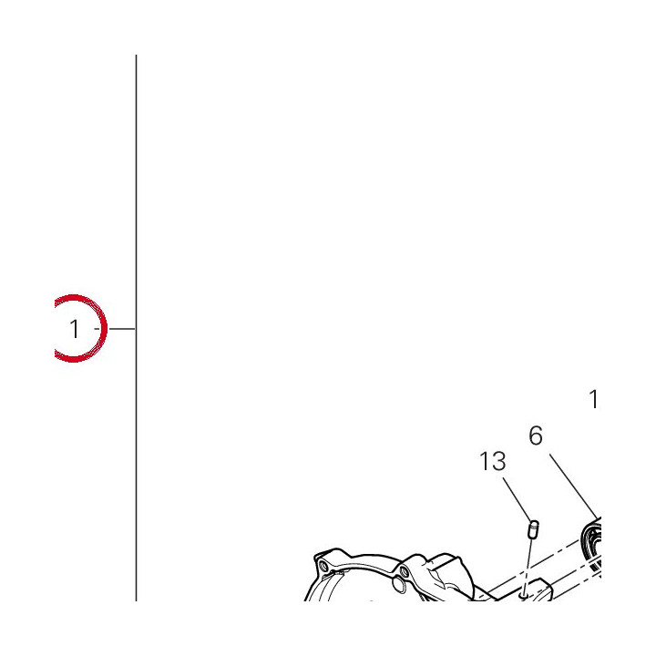 Assieme carter completo — réf. 225P3357A | Ducati Store