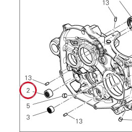 Roulement à aiguilles — réf. 70140561B | Ducati Store