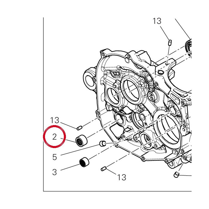 Roulement à aiguilles — réf. 70140561B | Ducati Store