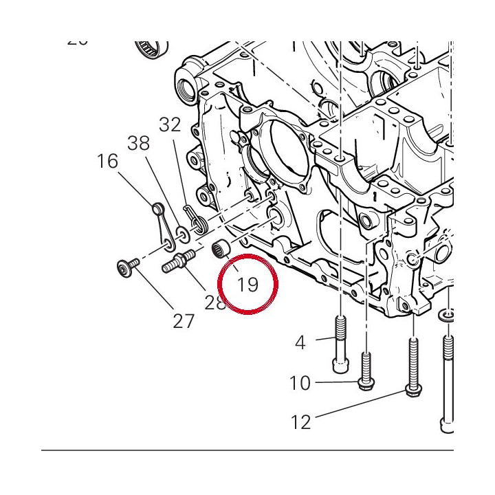 Roulement à aiguilles — réf. 70140111B | Ducati Store
