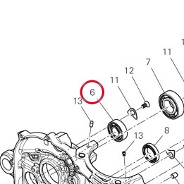 Roulement à billes 70250941A — réf. 70250941A | Ducati Store