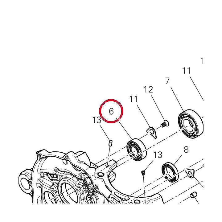 Roulement à billes 70250941A — réf. 70250941A | Ducati Store