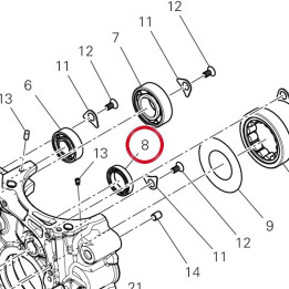 Roulement à billes 70250951B — réf. 70250951B | Ducati Store