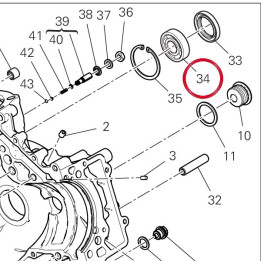 Roulement à rouleaux — réf. 70250881A | Ducati Store