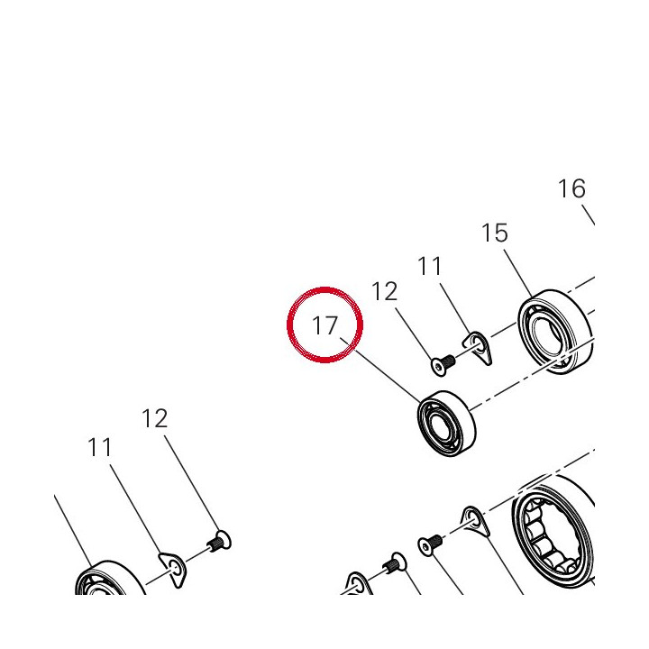 Roulement à billes 70250931B — réf. 70250931B | Ducati Store