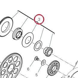 Engranage double — réf. 17620161B | Ducati Store
