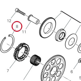 Anneau arret 88410181A — réf. 88410181A | Ducati Store